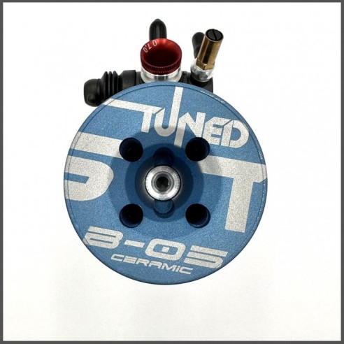 Motore Tuned B-05 Buggy 5 ports 3.5cc 1/8 Cuscinetto Ceramico Albero DLC