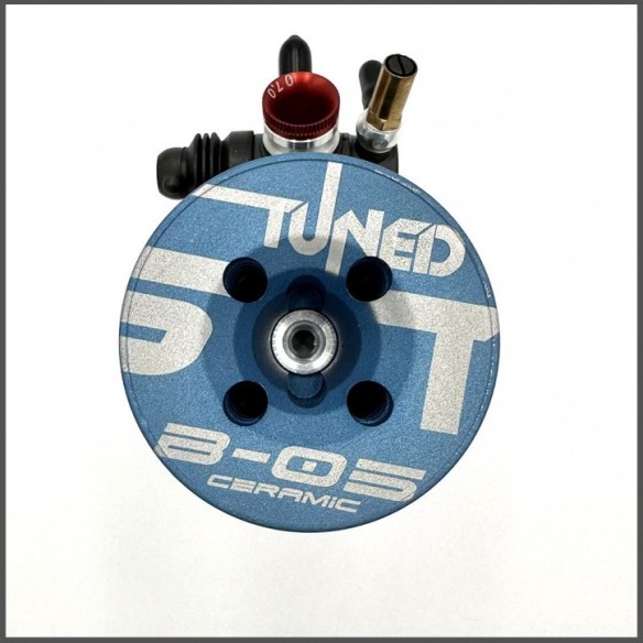 Motore Tuned B-05 Buggy 5 ports 3.5cc 1/8 Cuscinetto Ceramico Albero DLC