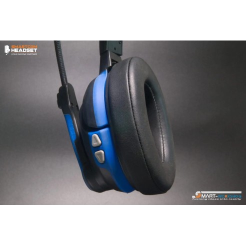 Cuscinetti auricolari in similpelle PU (2 pezzi) adatti per cuffie Smartcom Ultralite (2 pezzi)