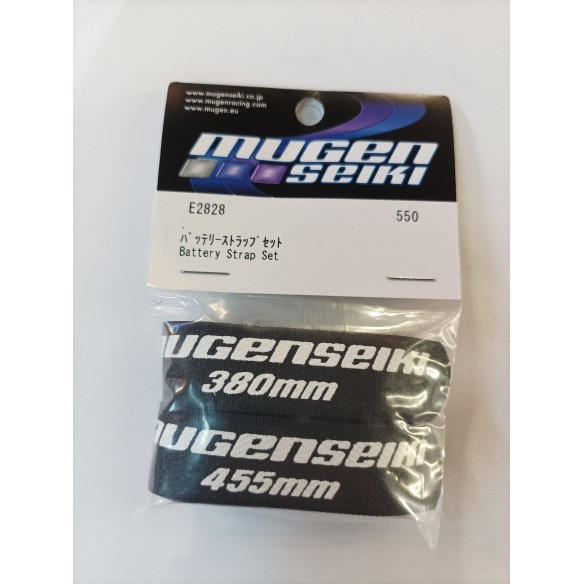 Ricambi Mugen  ECO- STRAPPO PER BATTERIA (Pz.2) 380mm 455MM