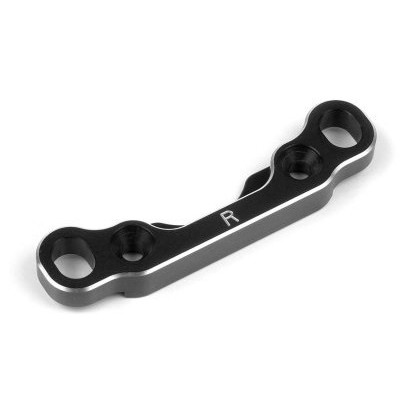 Hudy - XRAY XB8/XB8R - PIASTRINE CONV ALU RETRO INF. ANT 2°-4° ANT. 7075 T6 - 7mm