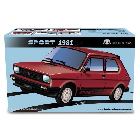 Laudoracing Models Fiat 127 Sport 70 HP - 1981Scala 1/18 Tipologia Statico, non apribile non sterzante