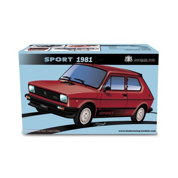Laudoracing Models Fiat 127 Sport 70 HP - 1981Scala 1/18 Tipologia Statico, non apribile non sterzante