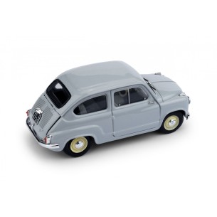 Brumm R247-03 FIAT 600 1a SERIE 1955 GRIGIO PERLA Scala: 1:43  non apribile non sterzante