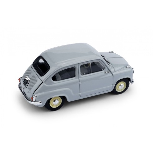 Brumm R247-03 FIAT 600 1a SERIE 1955 GRIGIO PERLA Scala: 1:43  non apribile non sterzante