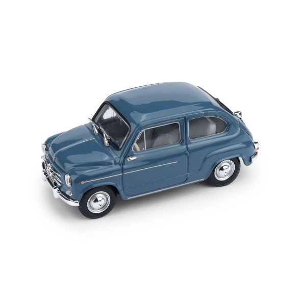 Brumm R316-09 FIAT 600D BERLINA 1960 BLU CHIARO Scala: 1:43  non apribile non sterzante