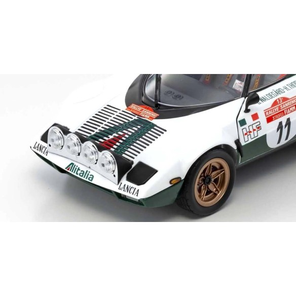 Kyosho 1:18 Lancia Stratos HF B.Waldegaard Winner San Remo 1975 Nr.11