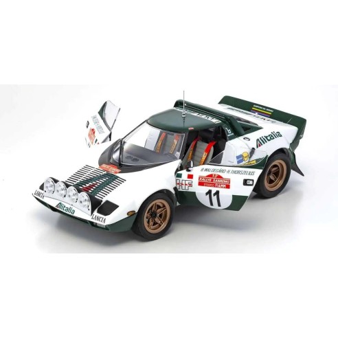 Kyosho 1:18 Lancia Stratos HF B.Waldegaard Winner San Remo 1975 Nr.11