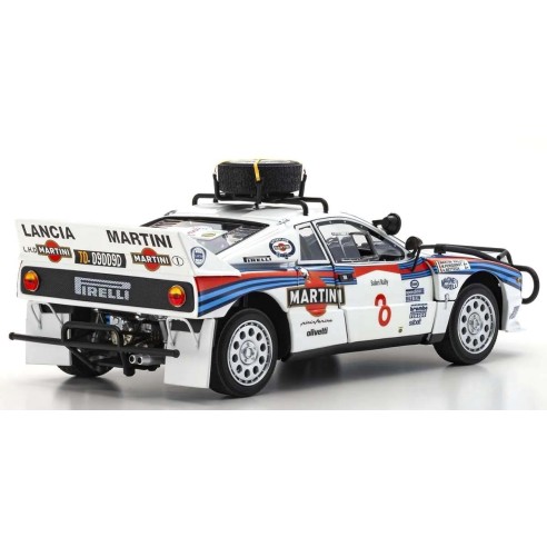 Kyosho 1:18 Lancia Rally 037 A.Bettega Safari Rally 1985 Nr.8 KS08306J