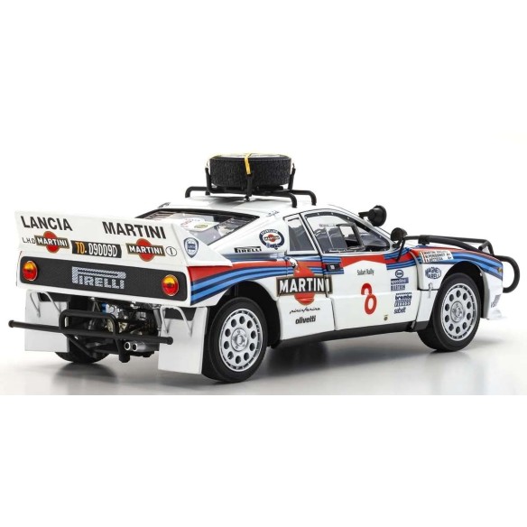 Kyosho 1:18 Lancia Rally 037 A.Bettega Safari Rally 1985 Nr.8 KS08306J