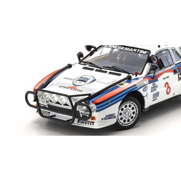 Kyosho 1:18 Lancia Rally 037 A.Bettega Safari Rally 1985 Nr.8 KS08306J