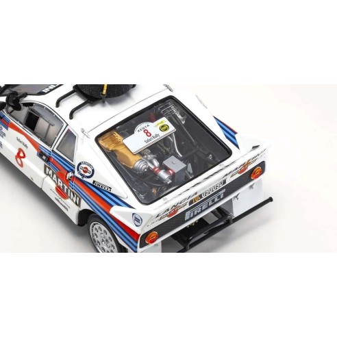 Kyosho 1:18 Lancia Rally 037 A.Bettega Safari Rally 1985 Nr.8 KS08306J