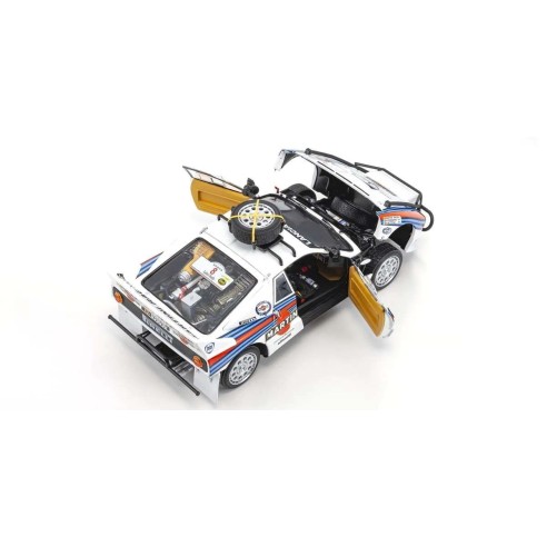 Kyosho 1:18 Lancia Rally 037 A.Bettega Safari Rally 1985 Nr.8 KS08306J