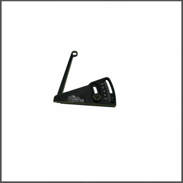 Bliss regolatore camber in Alluminio con Riflessi in Verde +-10mm