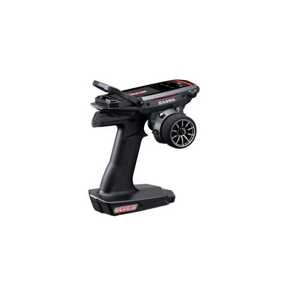 Sanwa Nuovo Radiocomando M17 Edizione Limitata con ricevitore RX493i Versione blu incluso Batteria 1S LiPo e cappellino Sanwa