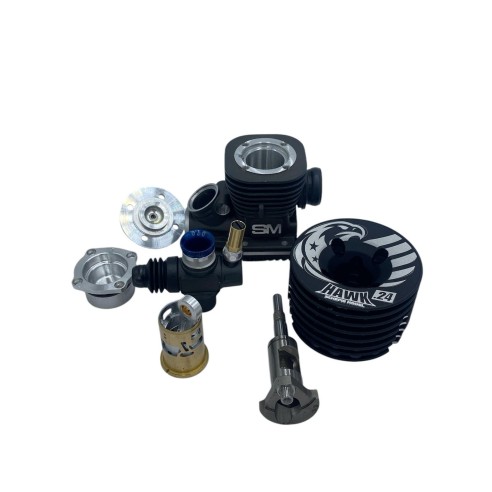 Motore SM24 4,00cc Off HAWK 7 Travasi Incluso Marmitta Efra 2114 CRF