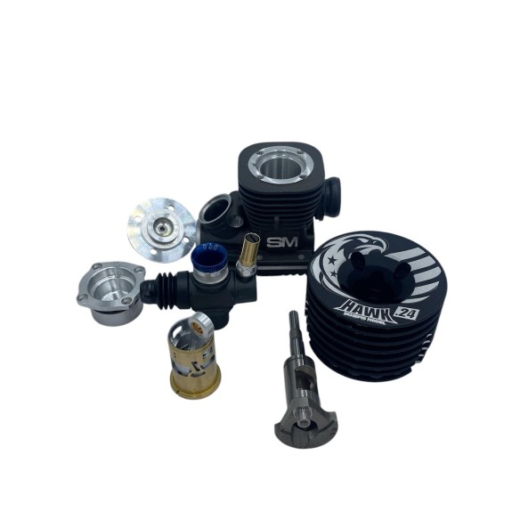 Motore SM24 4,00cc Off HAWK 7 Travasi Incluso Marmitta Efra 2114 CRF