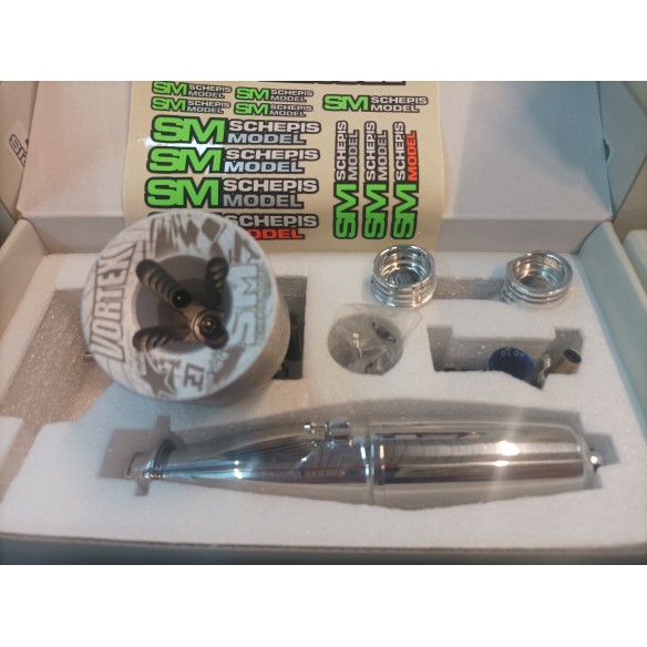 Motore SM Vortex 5 Travasi 27 4,6cc Off Monster Truggy Incluso Marmitta Efra 2114 CRF