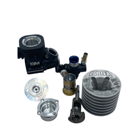 Motore SM Vortex 5 Travasi 27 4,6cc Off Monster Truggy Incluso Marmitta Efra 2114 CRF