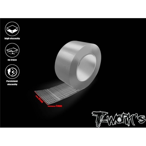 T-Works Biadesivo Gel Telato 3cm/3mt TA-082-B
