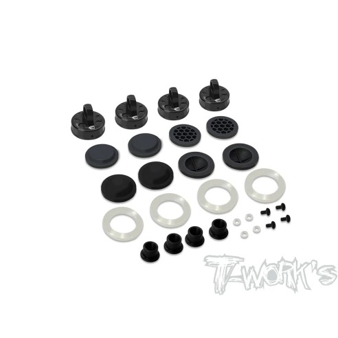 T-WORK'S TAPPI AMMORTIZZATORI DIAPHRAGM/EMULSIONE MP10/MP9 4pz TO-234-K