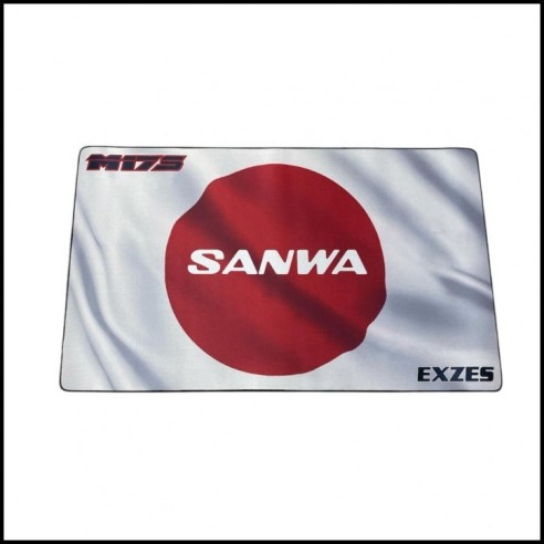 Sanwa Pit Mat ZIII white big 60x100 107A99999A-W-B
