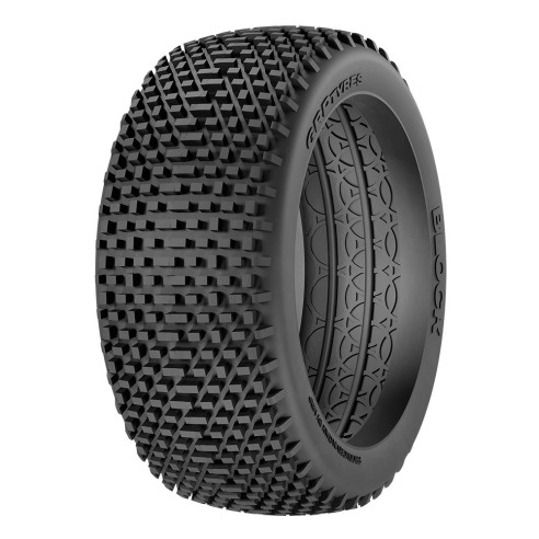 GRP Coppia Gomme BLOCK GM20-N25 SuperSoft Non Incollata senza Inserto (2)