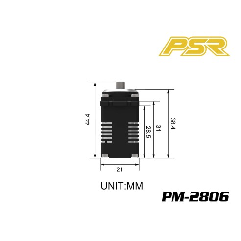 PSR Servo digitale standard HV con Cassa interamente in alluminio PM-2806