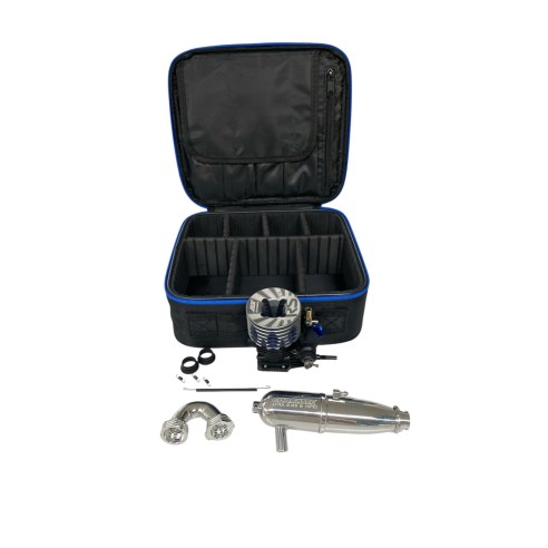 Motore Corsatec BY OS P5 Ceramico 3.5 cc GT 1/8 Già Rodato ad olio incluso kit marmitta e borsa