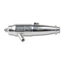 copy of Novarossi - Marmitta 2096  lucida, con anello 3  camere, per Off road Con tubetto rinforzato