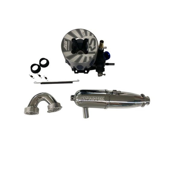 Motore Corsatec BY OS P5 Ceramico 3.5 cc GT 1/8 incluso borsa kit marmitta BY HIPEX