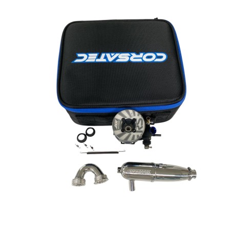 Motore Corsatec BY OS P5 Ceramico 3.5 cc GT 1/8 incluso borsa kit marmitta BY HIPEX