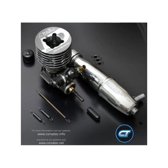 Moteur Corsatec BY OS P3 Ceramic 3.5 cc OFF ROAD 1/8 avec kit silencieux et sacoche