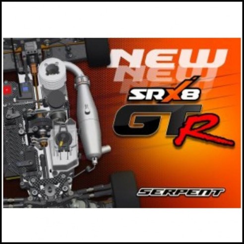 copy of SERPENT SRX8 GT TQ 4wd 1/8 GP Nitro in scala 1/8  Kit SER600063