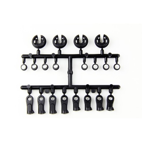 Ricambi Hong Nor X5B 1/8 Buggy Kit Plastiche Ammortizzatori XT-22