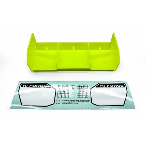 Ricambi Hong Nor X5B 1/8 Buggy Alettone Giallo 452-Y