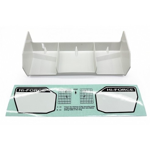 Ricambi Hong Nor X5B 1/8 Buggy Alettone Bianco 452-W