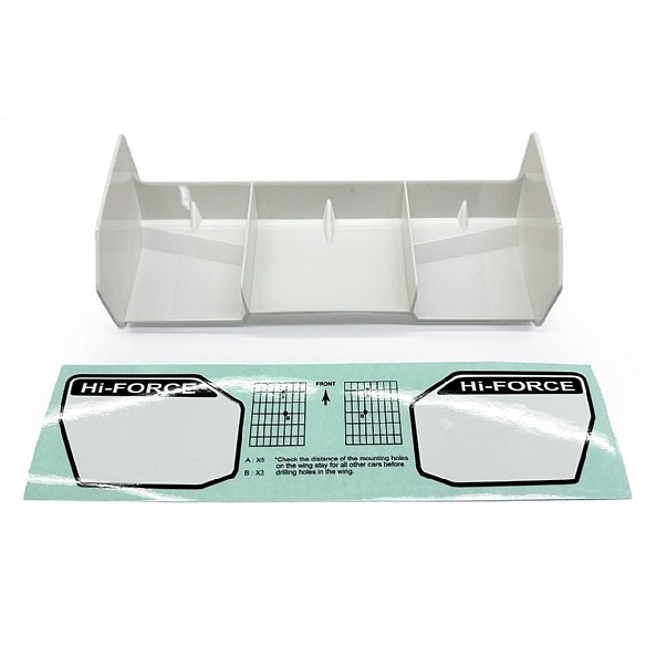 Ricambi Hong Nor X5B 1/8 Buggy Alettone Bianco 452-W