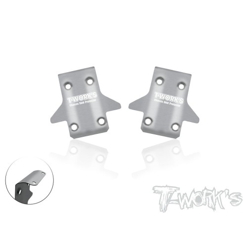 T-Work’s Skid Plate Anteriore Acciaio TO235-MP11 Pezzi 2