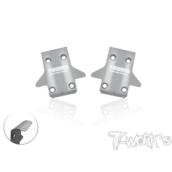 T-Work’s Skid Plate Anteriore Acciaio TO235-MP11 Pezzi 2