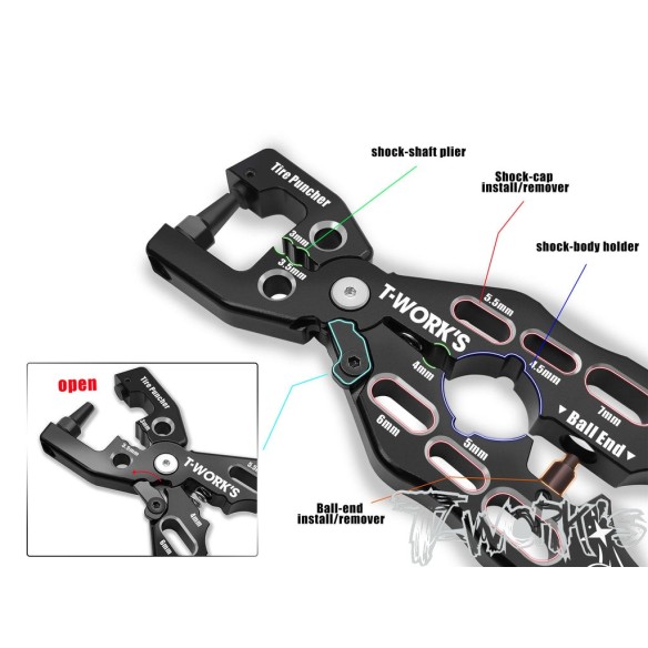 copy of REDS Racing Estrattore Inseritore Cuscinetti Motore 3.5  ENTL0001