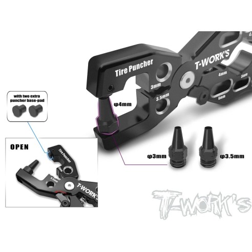 T-Works TT-112-21 Set Attrezzi Cambio Cuscinetti Motore
