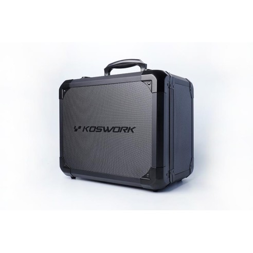 Koswork Borsa trasmettitore in alluminio Nero Per Sanwa Exzes Z3