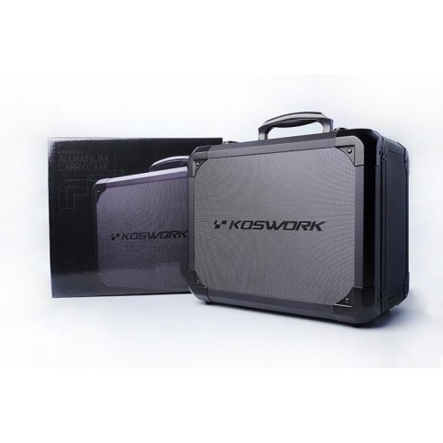 Koswork Borsa trasmettitore in alluminio Nero Per Sanwa Exzes Z3