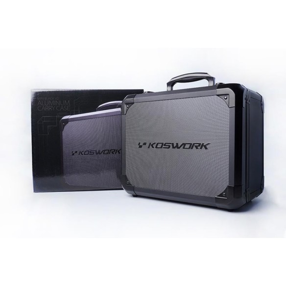Koswork Borsa trasmettitore in alluminio Nero Per Sanwa Exzes Z3