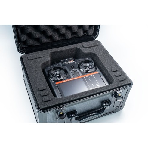 Koswork Borsa trasmettitore in alluminio Nero Per Sanwa Exzes Z3