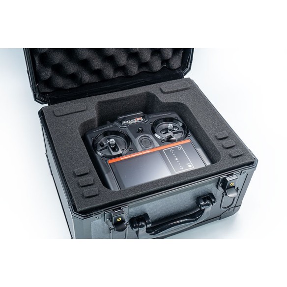 Koswork Borsa trasmettitore in alluminio Nero Per Sanwa Exzes Z3