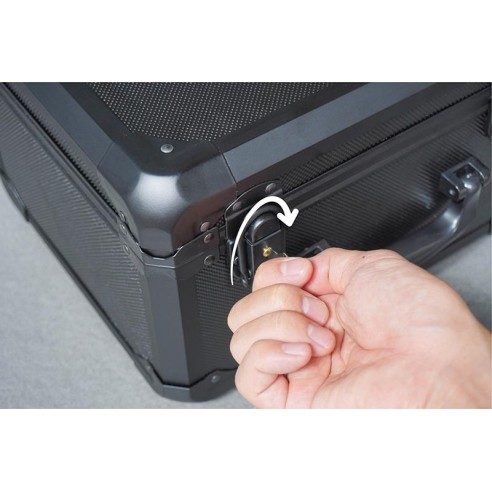 Koswork Borsa trasmettitore in alluminio Nero Per Sanwa MT44-MT5