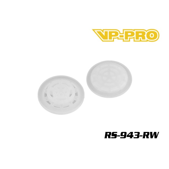 Membrane a camera d'aria per ammortizzante 1/8, super morbida (bianca) 4 Pezzi in busta RS-943RW