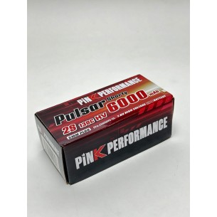 Pulsar Shorty LiPo 2S rosa 7,6V-6000-130C  5mm Deans 96,5x47,7x26mm 225g